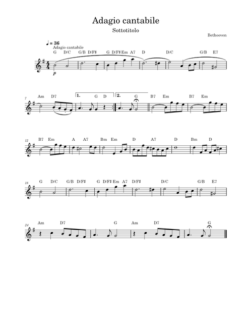Adagio from the Pathetique Piano Sonata, Op. 13 2nd Movement – Ludwig Van Beethoven