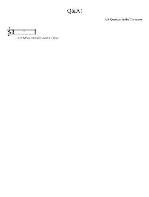 Song Requests! – ILOVEMUSICMAYBE11
