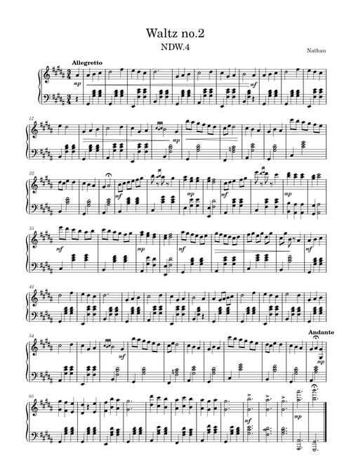 Nathan- Waltz No.2 (NDW.4)