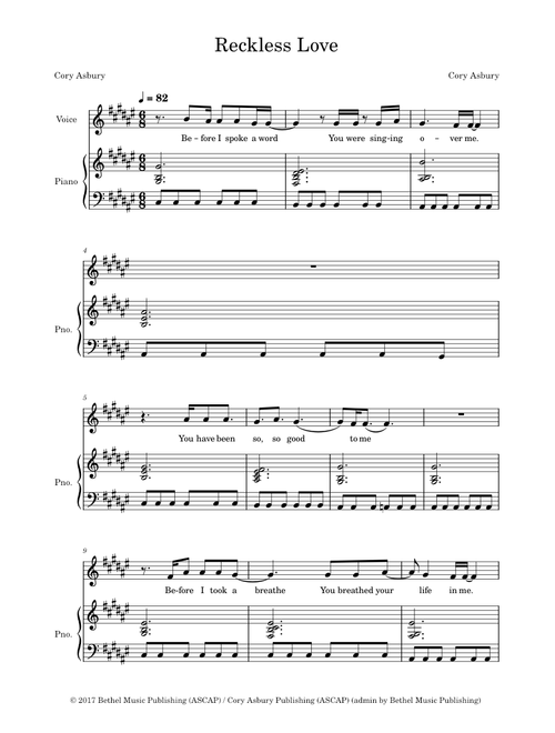 Reckless Love Charting Notes