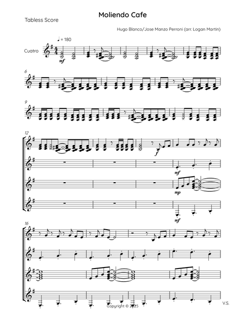 Moliendo Cafe (Arr. Logan Martin) - Trio Los Rubies (Guitar Ensemble)