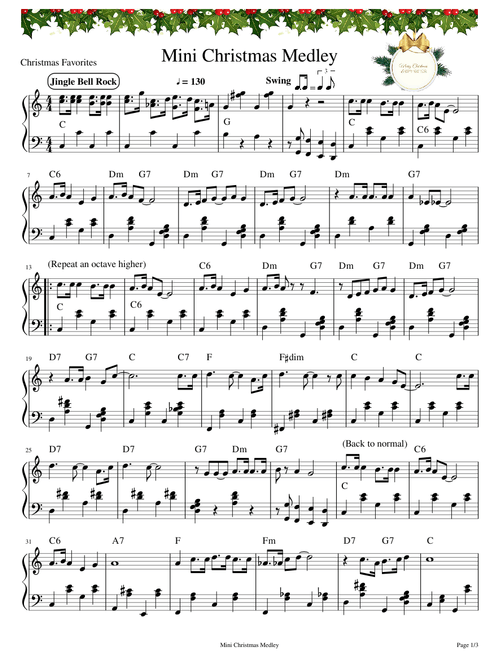 Mini Christmas Medley