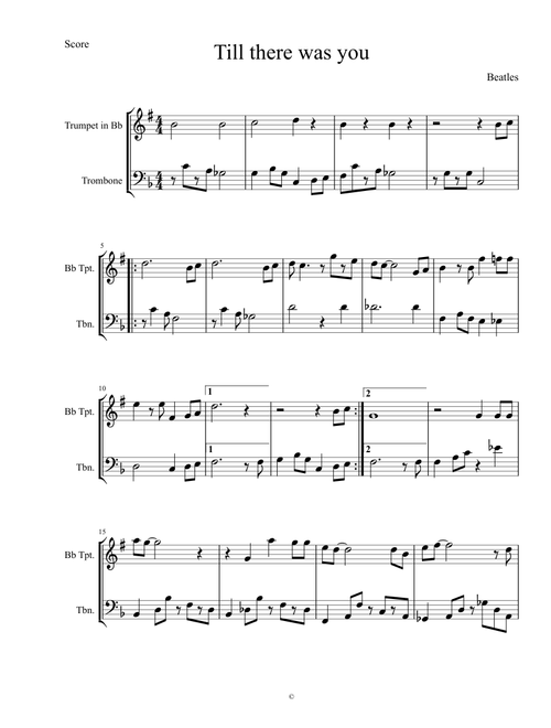 Till there was you - Beatles
