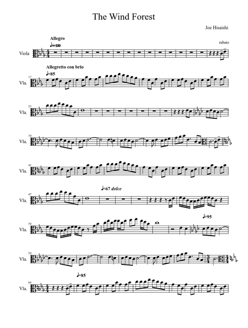 The Wind Forest-Viola