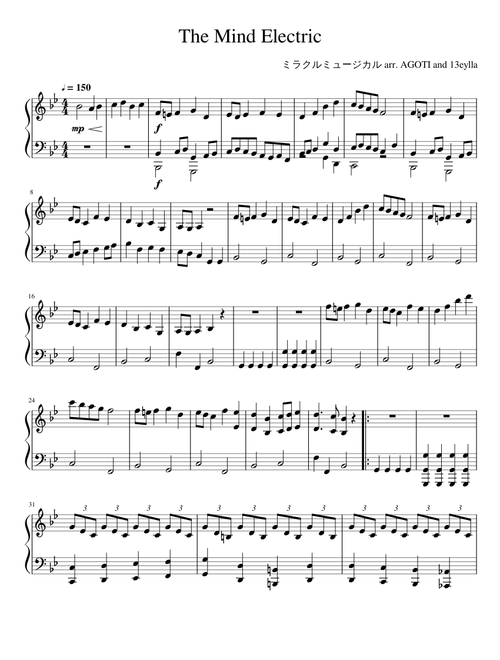 The Mind Electric (piano)