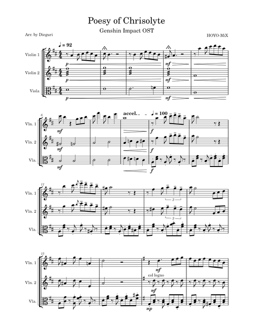 Poesy of Chrisolyte - HOYO-MiX