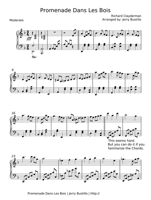 Promenade Dans Les Bois - Richard Clayderman