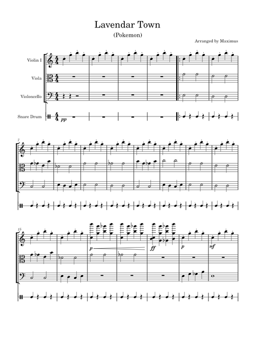 Pokemon - lavender town theme – Misc Computer Games