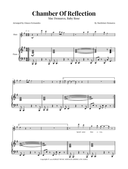 Chamber Of Reflection (Arr. Glauco Fernandes) - Baby Rose (Flute and Piano)