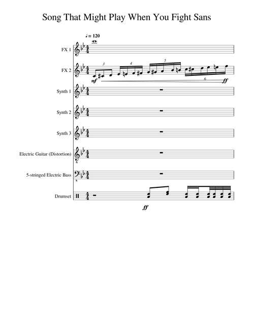 Song That Might Play When You Fight Sans