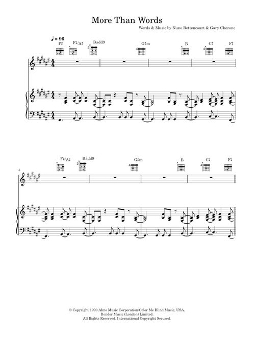 More Than Words - Extreme