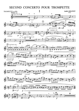 Jolivet Ceremonial 楽譜 Jolivet Ceremonial 楽譜