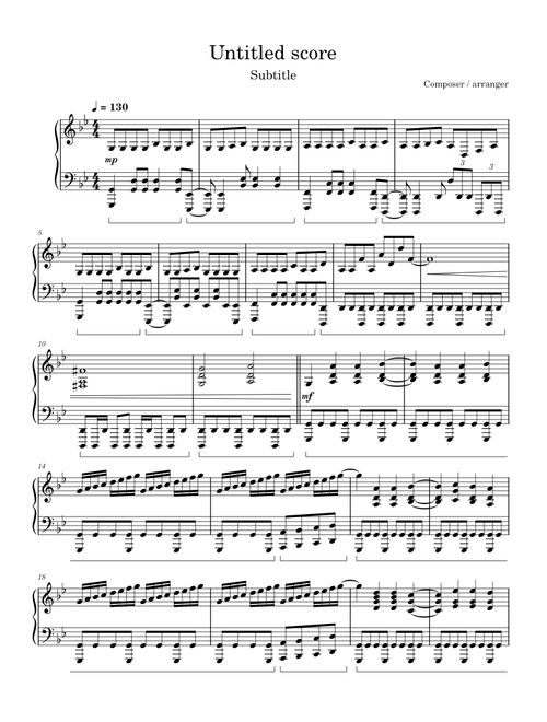 Strength of a Thousand Men - Yoshi Sugiyama Arrangement - TSFH