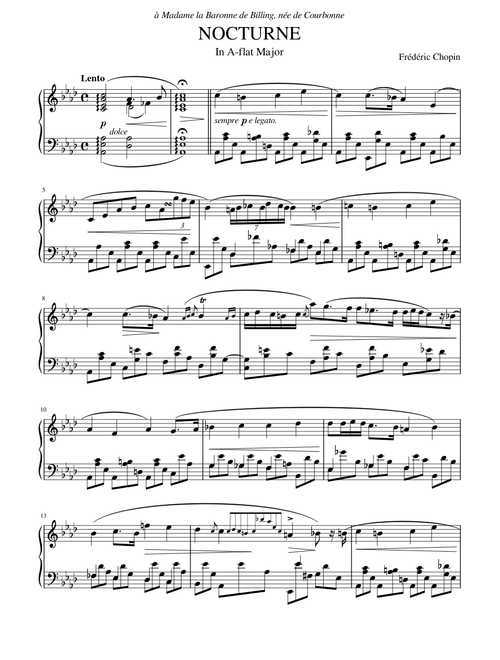 Chopin Nocturne in A-flat Major Op. 32 No. 2