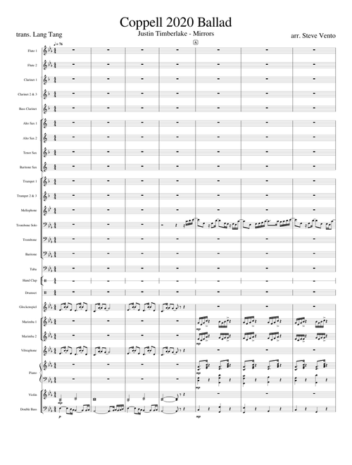 Coppell Band 2020 Ballad