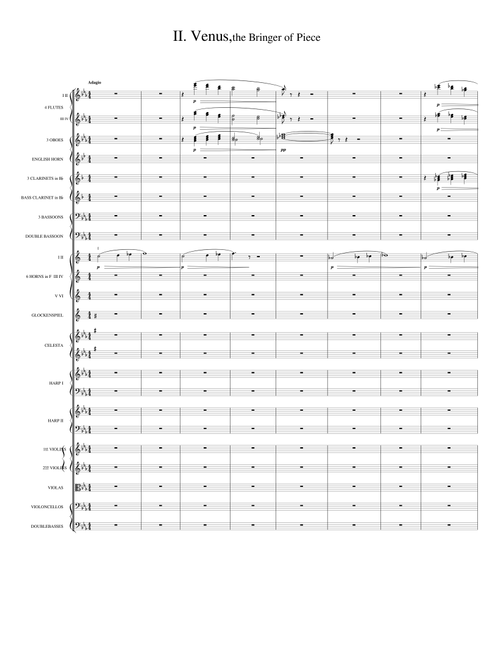 Holst Op. 32 - The Planets: Venus, the Bringer of Peace