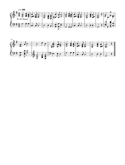 Savior, who died for me (Doane) - W. H. Doane