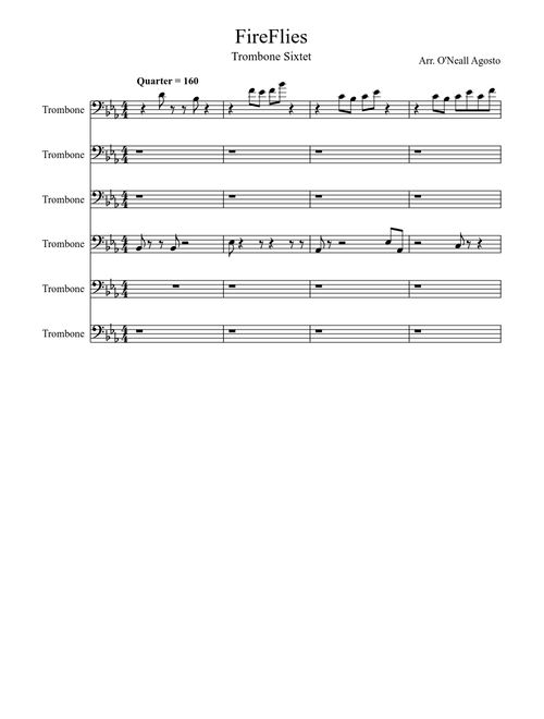 FireFlies (Trombone sextet)