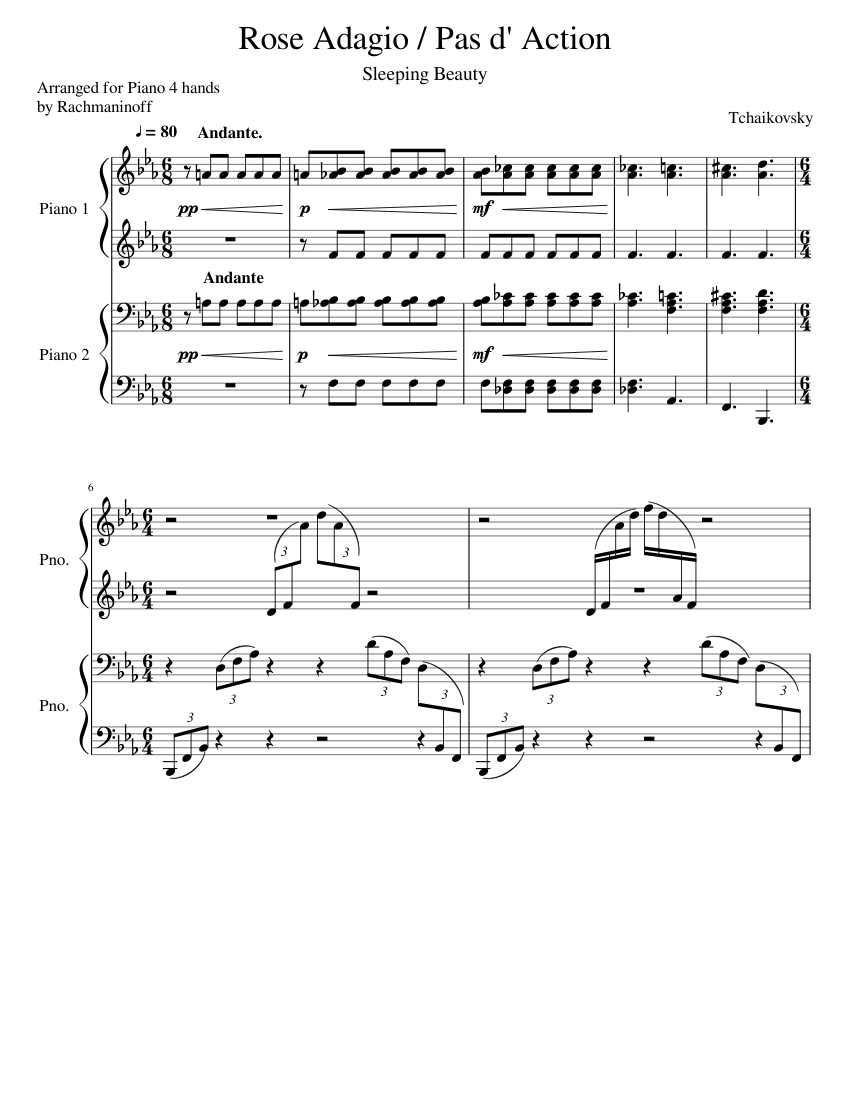 Rose Adagio / Pas d' Action (Sleeping Beauty, Tchaikovsky