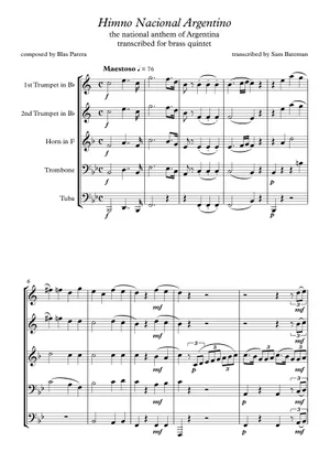 Himno Nacional Argentino Blas Parera Sheet Music For Trombone Solo himno-nacional-argentino-blas-parera-sheet-music-for-trombone-solo