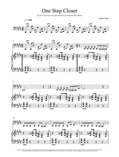One Step Closer (Arr. André Laitano) - Linkin Park (Instrumental Duet and Piano)