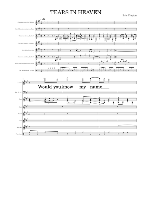Tears in heaven – Eric Clapton