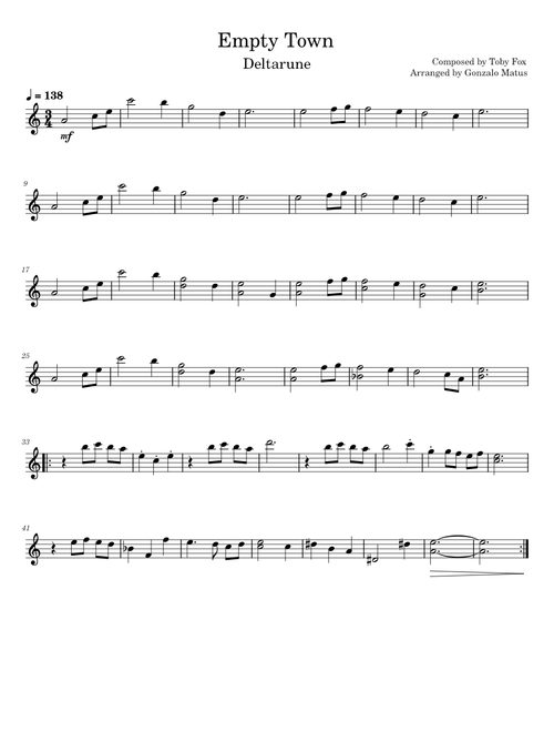 Empty Town - Violin Solo