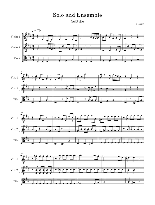 Untitled score