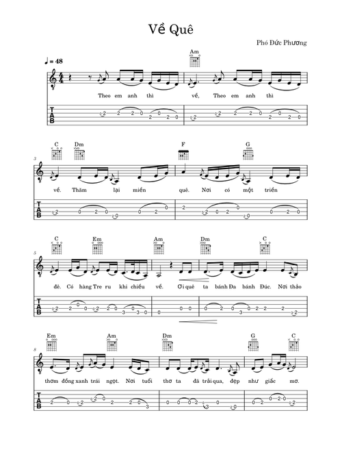 Về Quê – Nguyễn Tiến Thịnh TC3 7.Về Quê