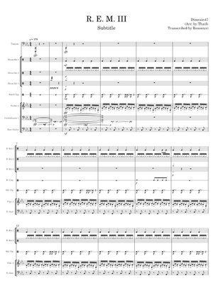 R. E. M. III – Dimrain47 Sheet Music for Piano, Celesta, Flute, French ...