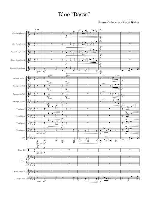 Blue "Bossa" (under construction still)