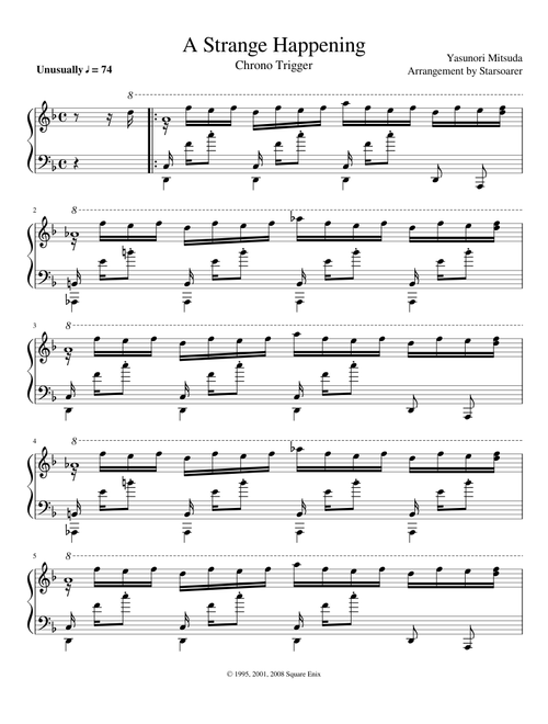 Chrono Trigger Piano OST sheet music by Starsoarer | Play