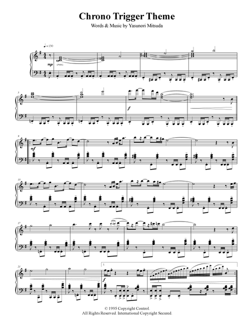 Chrono Trigger Jazz Arrangement (Arr. Iván Díaz) - Yasunori Mitsuda (Piano Solo)