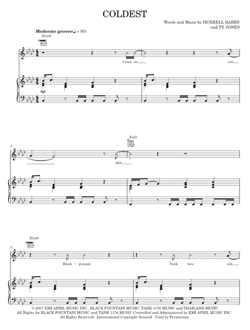 Coldest - shark tank (Piano-Vocal-Guitar)