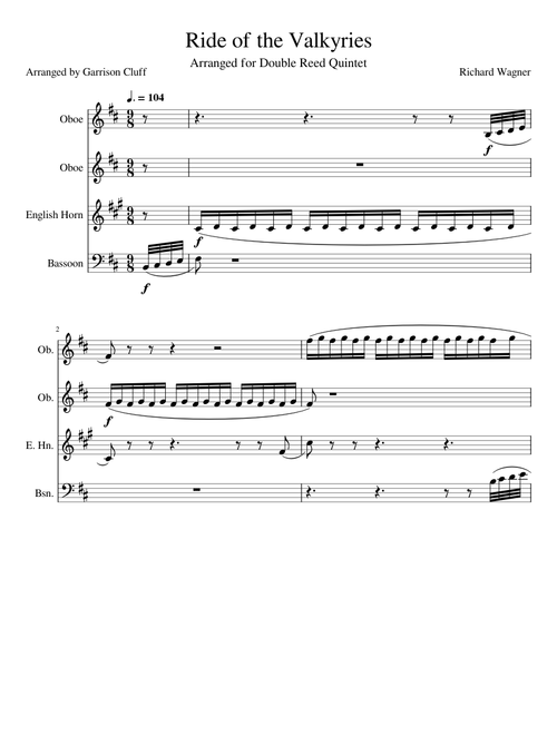 Ride of the valkyries – Richard Wagner Ride of the Valkyries