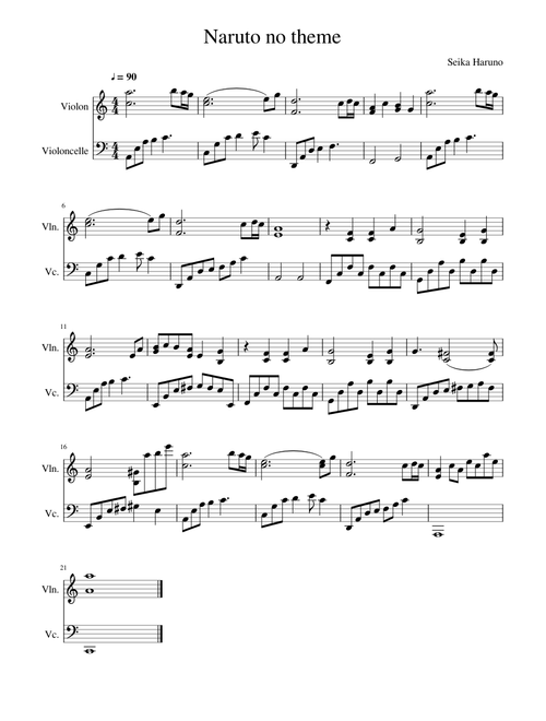 Naruto no theme