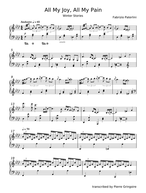 All My Joy All My Pain - Fabrizio Paterlini