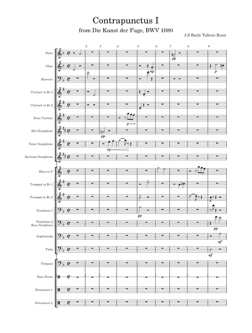take 3 -arrangement Die Kunst der Fuge, BWV 1080 – J.S. Bach
