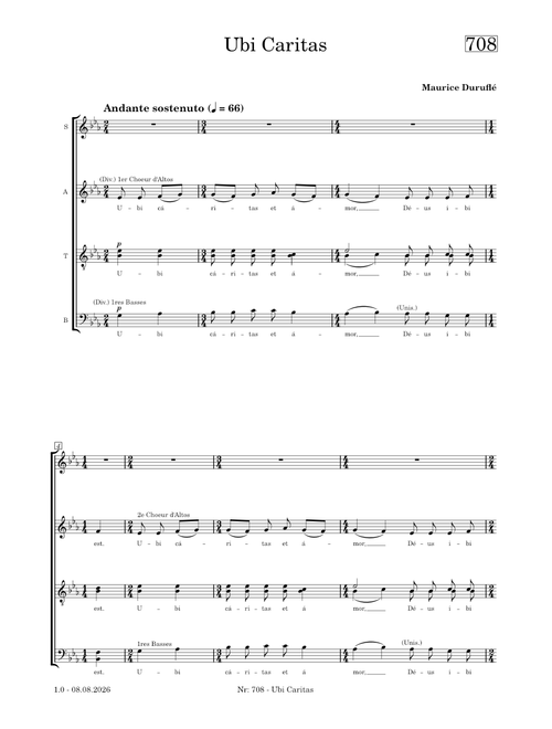 Ubi Caritas – Maurice Duruflé