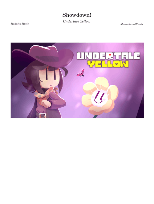 Showdown!- Undertale Yellow