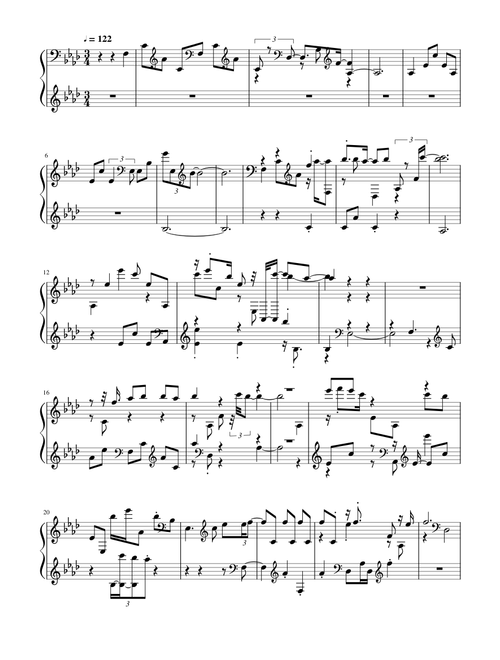 The Awesome Piano  Acoustic Version  - Peter Bence - Offline Music Part 1