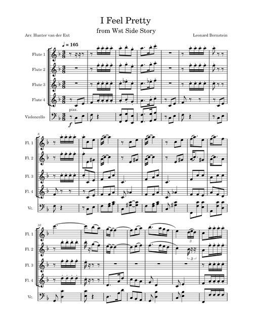 I Feel Pretty (West Side Story) – Leonard Bernstein I Feel Pretty