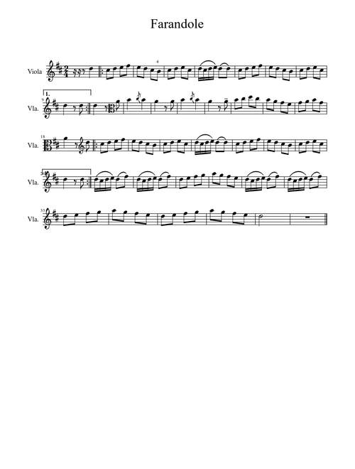 Farandole (Viola)