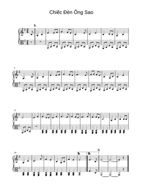 Chiếc đèn ông sao – Unknown author