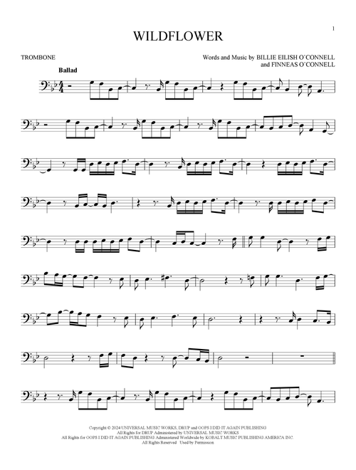 Wildflower - Billie Eilish (Trombone Solo)
