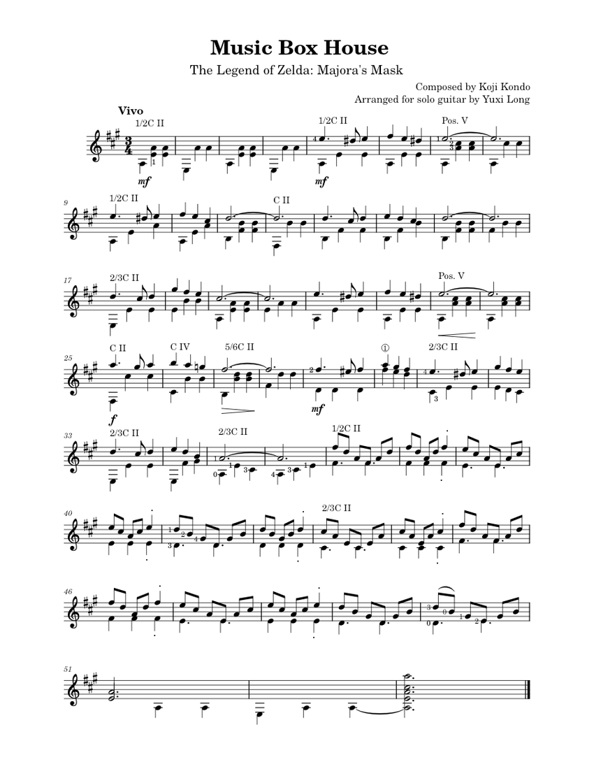 Music Box House – Koji Kondo, from Legend of Zelda: Majora's
