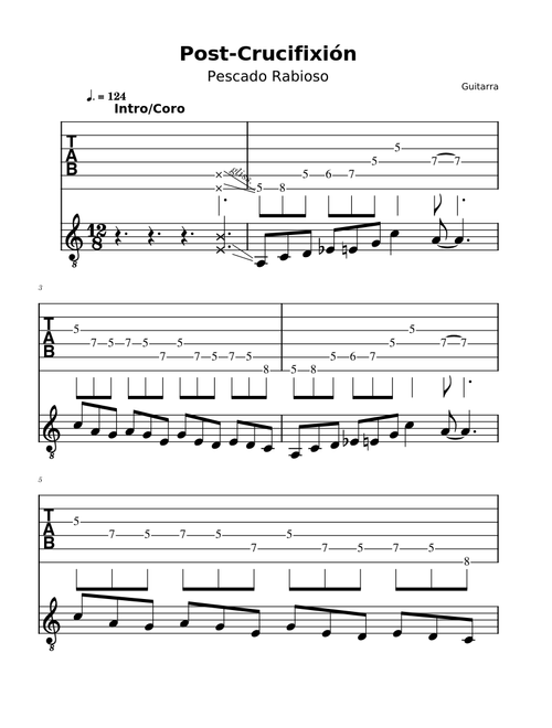 Post-crucifixión – Pescado Rabioso Pescado Rabioso Post-Crucifixión (Intro Guitar)