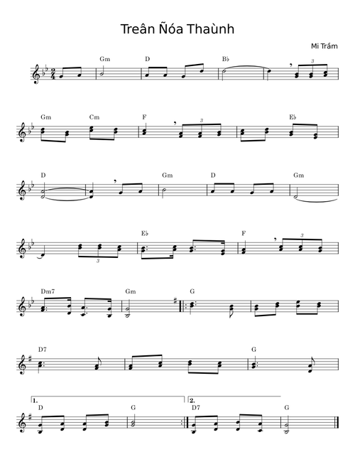 Trên Đĩa Thánh - Mi Trầm