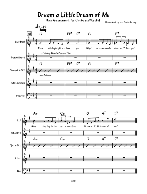 Dream a little dream of me – Ella Fitzgerald