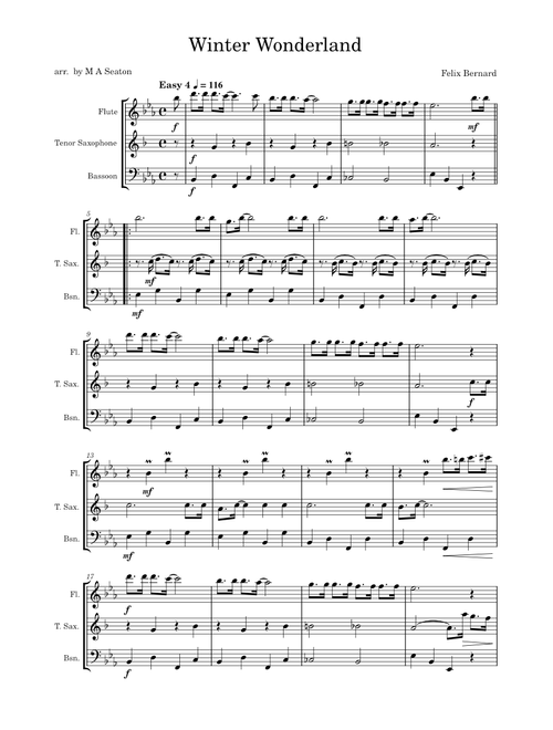 Winter Wonderland - Felix Bernard